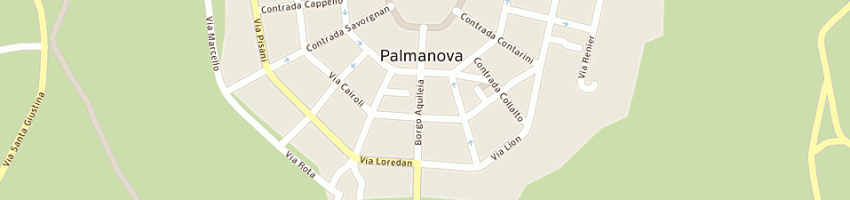 Mappa della impresa perosa roberto e figli sarti (snc) a PALMANOVA