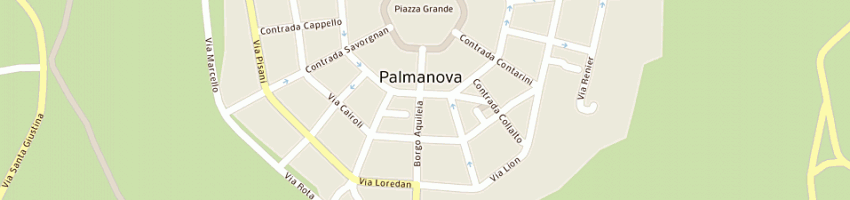 Mappa della impresa banca antonveneta spa a PALMANOVA