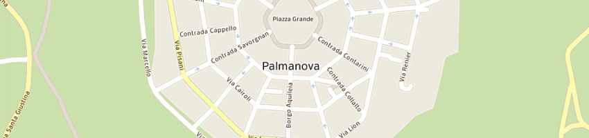 Mappa della impresa al convento di feresin e e c snc a PALMANOVA