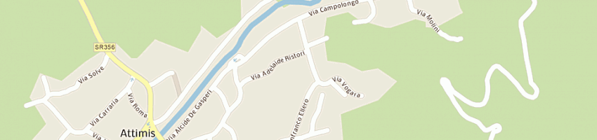Mappa della impresa municipio a ATTIMIS