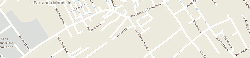Mappa della impresa casa bella srl a PALERMO