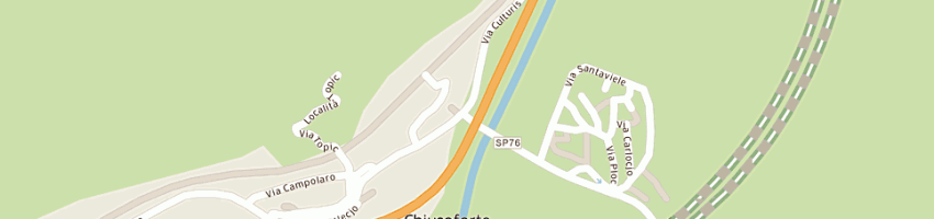Mappa della impresa panificio donadelli di donadelli bruno e c snc a CHIUSAFORTE