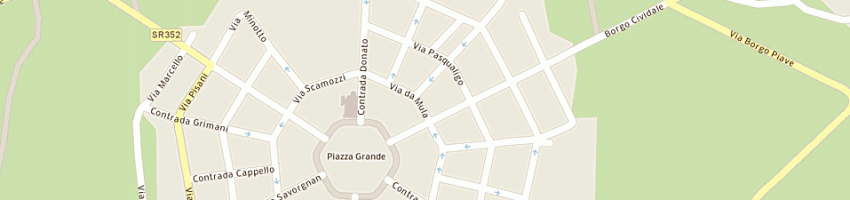 Mappa della impresa trebi italia srl a PALMANOVA