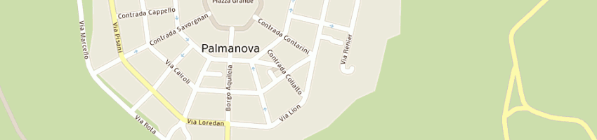 Mappa della impresa cudini associati a PALMANOVA