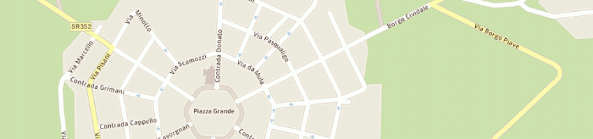 Mappa della impresa sfriso liquori (srl) a PALMANOVA