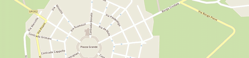 Mappa della impresa commerciale fabbro spa a PALMANOVA