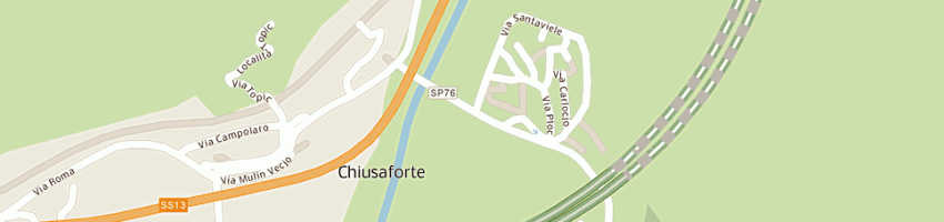 Mappa della impresa the old dog a CHIUSAFORTE