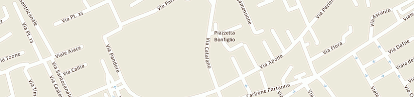 Mappa della impresa alessi gaetano a PALERMO
