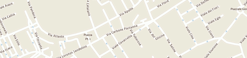 Mappa della impresa giovanni brancato floraldesigner a PALERMO