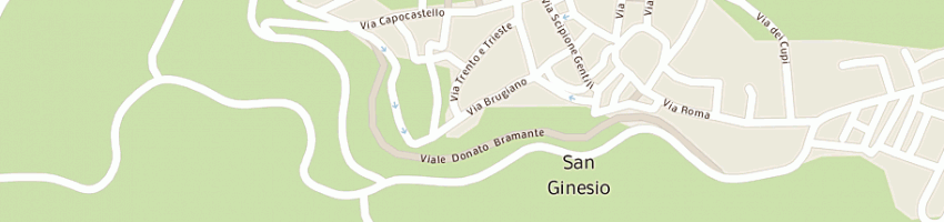 Mappa della impresa mannozzi piersanti riccardo a SAN GINESIO