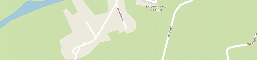 Mappa della impresa simionato flavio a CERVIGNANO DEL FRIULI