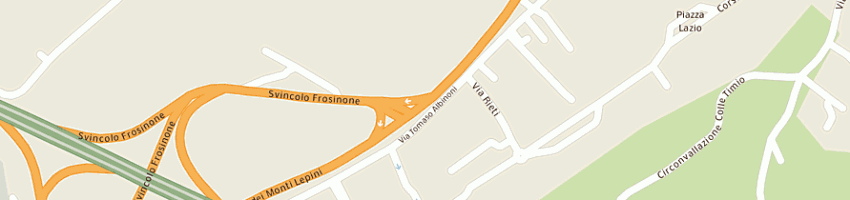 Mappa della impresa studio legale associato ottaviano colasanti avvocati silvia ottaviano a FROSINONE