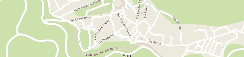 Mappa della impresa club la cantinella a SAN GINESIO