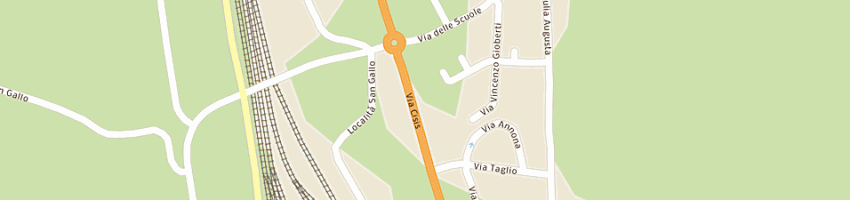 Mappa della impresa trattoria da rudi a CERVIGNANO DEL FRIULI