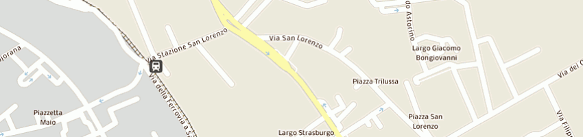 Mappa della impresa fratelli giorlando e c snc a PALERMO