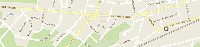 Mappa della impresa sourcelab snc di guido comini e c a CHIARAVALLE