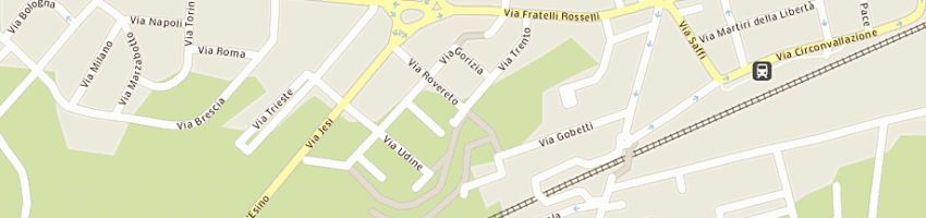 Mappa della impresa fileni gina a CHIARAVALLE