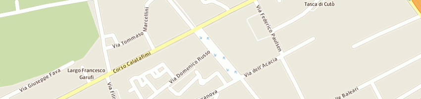 Mappa della impresa autotrasporti condor piccola societa' cooperativa a rl a PALERMO