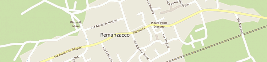 Mappa della impresa forno rurale comunale di remanzacco (soccooprl) a REMANZACCO