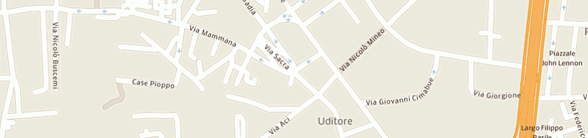 Mappa della impresa sb distribuzioni di abbaleo francesco paolo a PALERMO