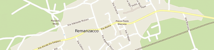 Mappa della impresa nonsolopizza di squillaci carmela a REMANZACCO