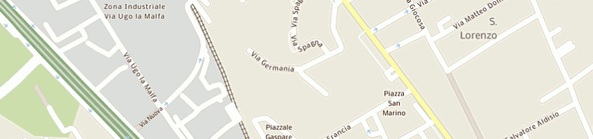 Mappa della impresa 2v dei fratelli vincenti ec snc a PALERMO