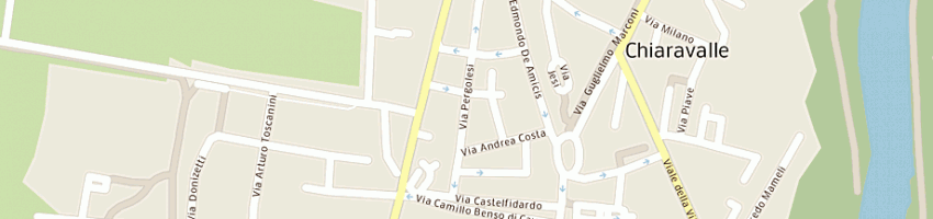 Mappa della impresa burattini flli snc di renato burattini e c a CHIARAVALLE