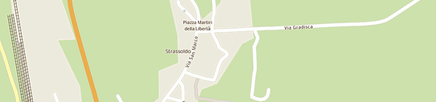 Mappa della impresa castello di sopra di gwilliams e c a CERVIGNANO DEL FRIULI