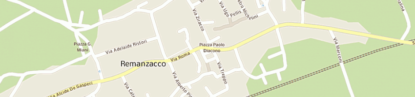 Mappa della impresa garage 22 di beltrame gianluca a REMANZACCO