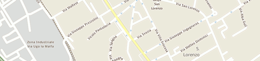 Mappa della impresa diesse srl a PALERMO