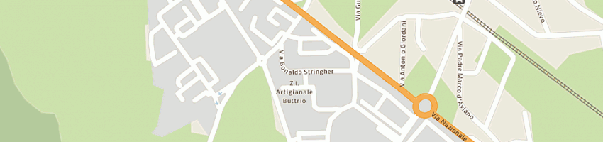 Mappa della impresa busatto abbigliamento srl a BUTTRIO