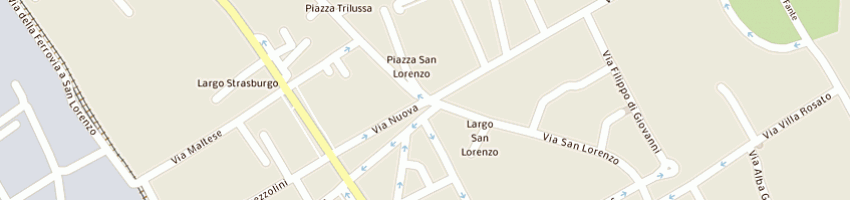 Mappa della impresa giorlando e c snc a PALERMO