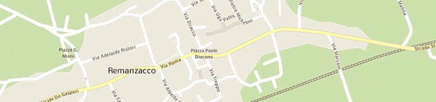 Mappa della impresa noacco perind gianluca a REMANZACCO