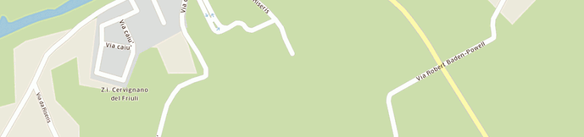 Mappa della impresa twf srl a CERVIGNANO DEL FRIULI