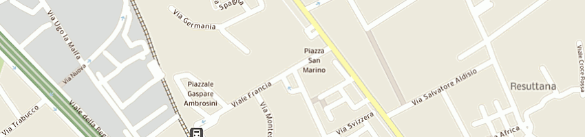Mappa della impresa di rosa alessandro a PALERMO