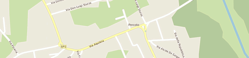 Mappa della impresa trattoria da germano a PAVIA DI UDINE