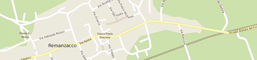 Mappa della impresa comune di remanzacco a REMANZACCO