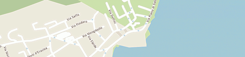 Mappa della impresa renato bar (srl) a PALERMO