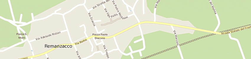 Mappa della impresa un diavolo per capello snc di medves daniela e roiatti luisa a REMANZACCO