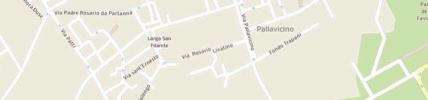 Mappa della impresa pusanti angelo a PALERMO