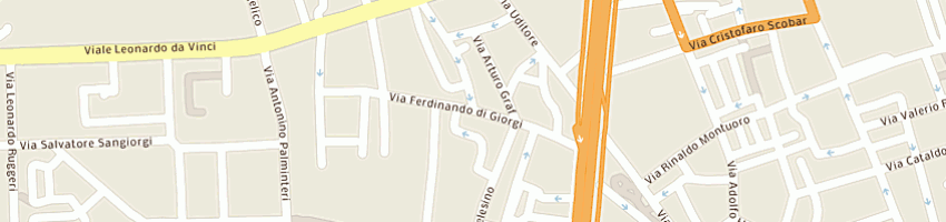 Mappa della impresa auto service di sanfilippo giorgio e c snc a PALERMO