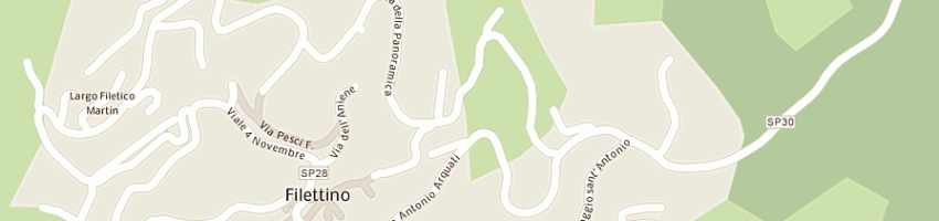Mappa della impresa comune di filettino a FILETTINO