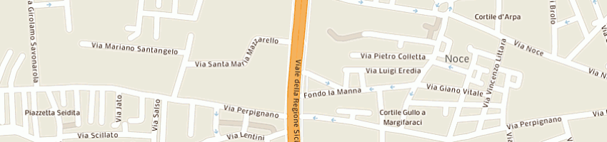 Mappa della impresa comune di palermo a PALERMO