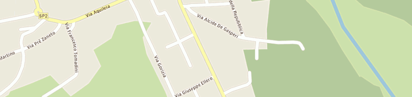 Mappa della impresa damiani g (snc) a PAVIA DI UDINE