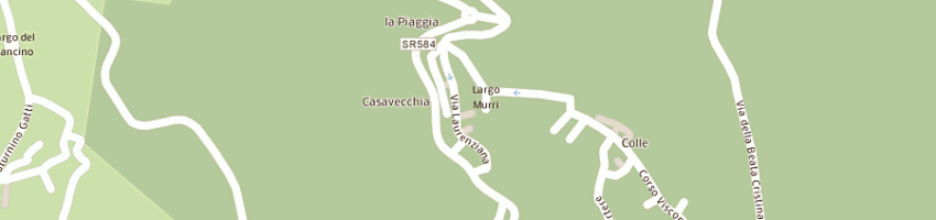 Mappa della impresa farmacia vannelli e ranalli a LUCOLI
