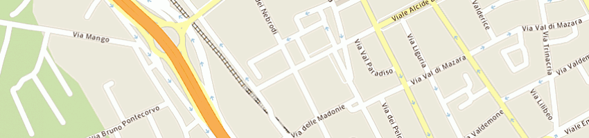 Mappa della impresa rizzo roberto a PALERMO
