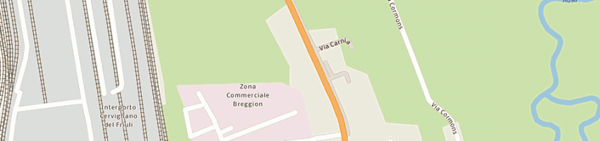Mappa della impresa cervignano gomme servizi - cgs srl a CERVIGNANO DEL FRIULI