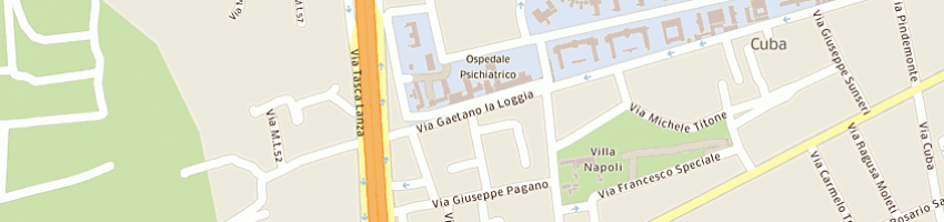 Mappa della impresa catanzaro benedetto a PALERMO