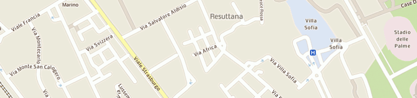 Mappa della impresa di paola gomma snc di di paola antonio e c a PALERMO