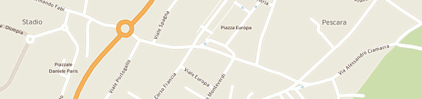 Mappa della impresa fact service srl a FROSINONE